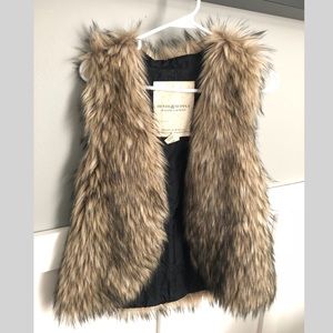 Ralph Lauren faux fur vest